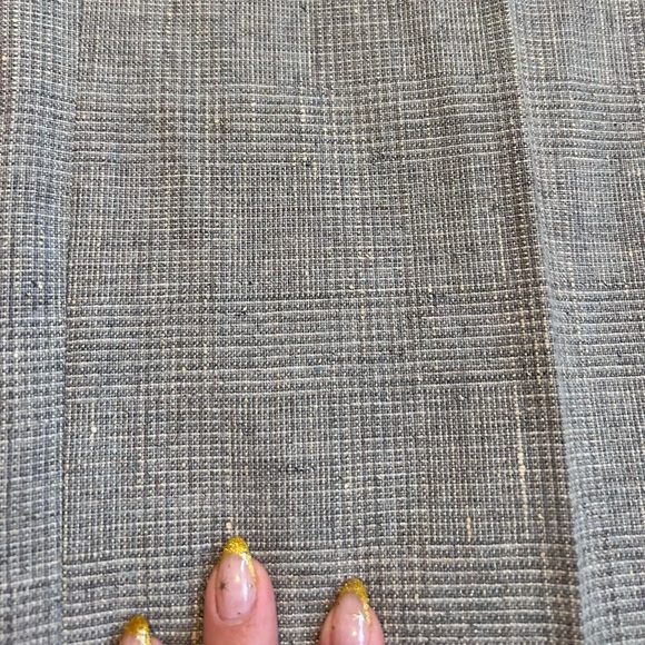 70s Woven Tweed Light Gray Trousers - Picture 3 of 4